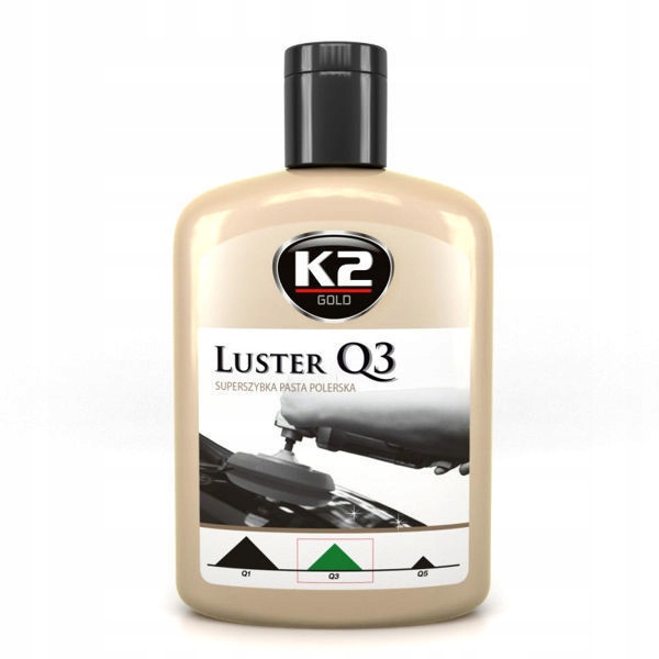 K2 LUSTER Q3 PASTA POLERSKA ŚREDNIOŚCIERNA 200g