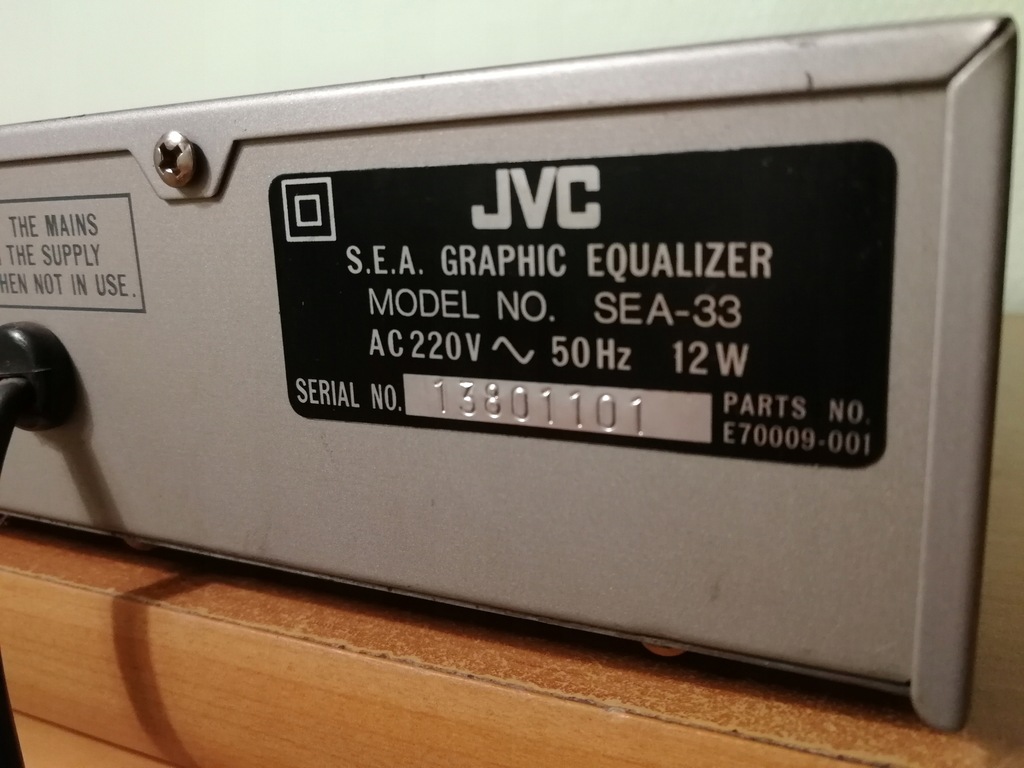 Купить JVC SEA-33 VINTAGE 10-полосный эквалайзер: отзывы, фото, характеристики в интерне-магазине Aredi.ru