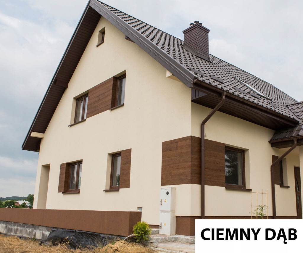 DESKA ELEWACYJNA POMALOWANA IMITACJA DREWNA 1m2