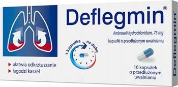 DEFLEGMIN RETARD 75MG 10KAPSUŁEK