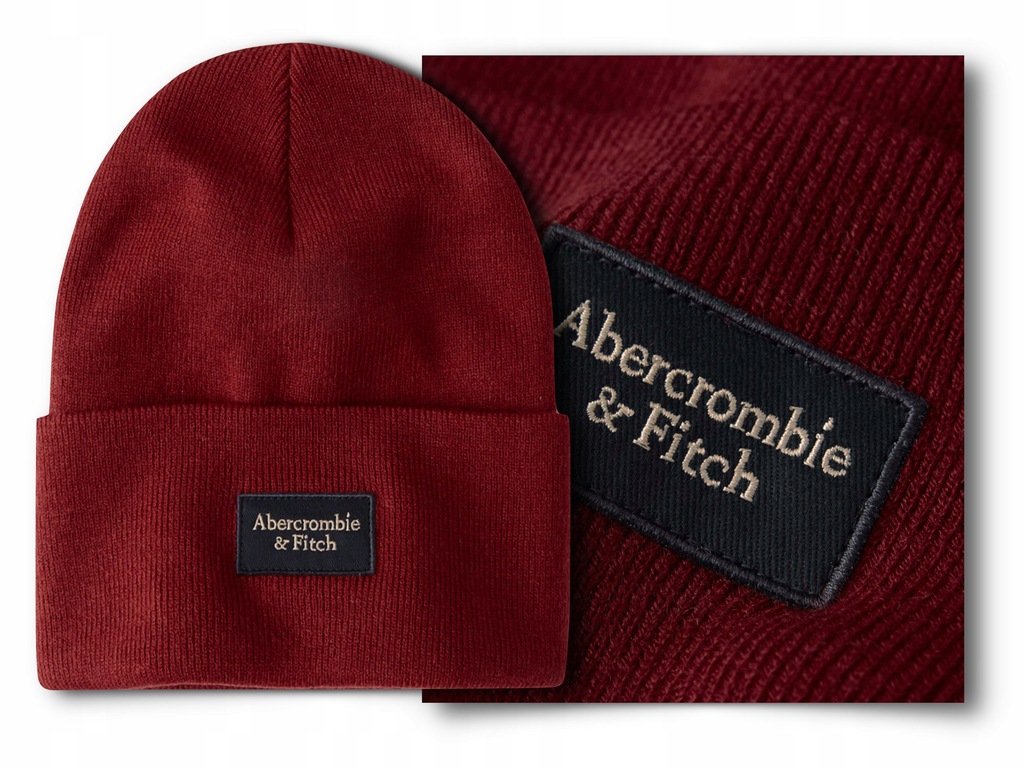 Czapka Logo Patch Beanie ABERCROMBIE Hollister