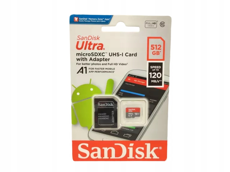 KARTA MICROSD SANDISK SDSQUA4-512G-GN6MA 512 GB