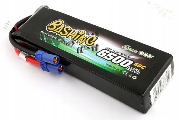 Akumulator LiPo Gens Ace Bashing 6500mAh 11.1V 60C