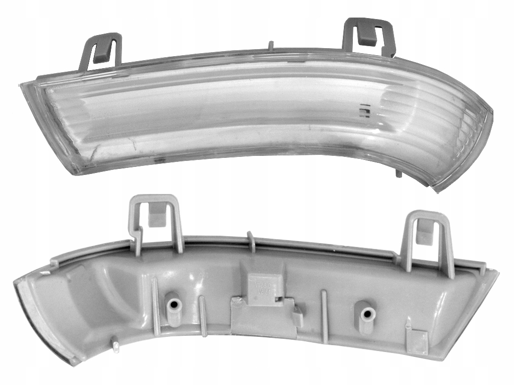 SKODA SUPERB 2002-2008 MIGACZ W LUSTERCE LEWA RS BIAŁY; LED 1K0949101