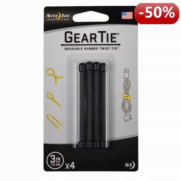 Nite Ize Zestaw linek Gear Tie Original 3" gu