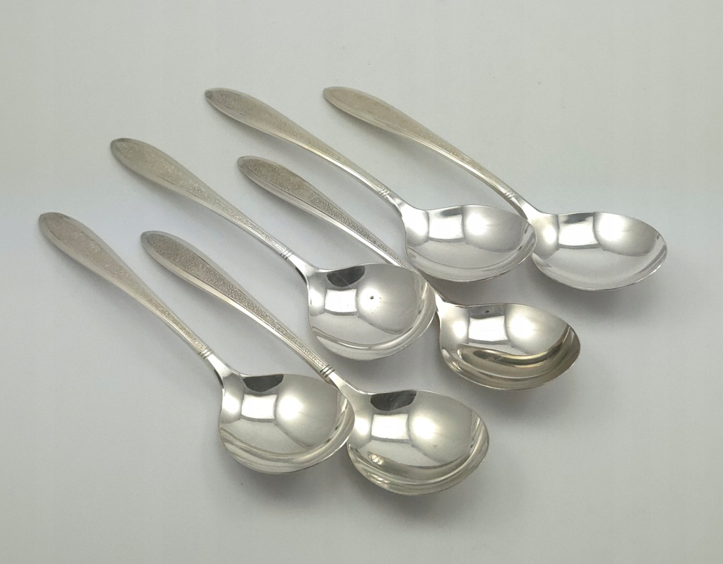 Łyżki platerowane 6szt, Oneida Silversmiths Plate; 1021