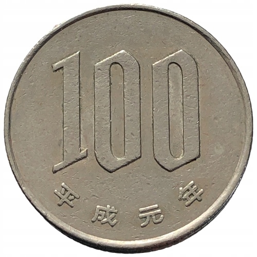 64363. Japonia, 100 jenów, 1989r.