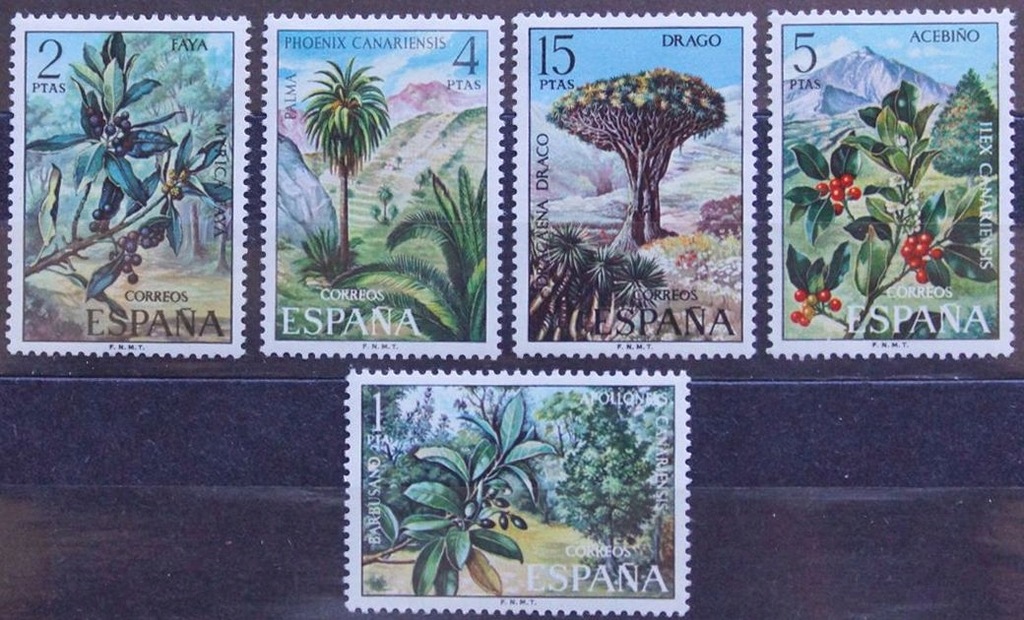 HISZPANIA - 1973 - FLORA (II)