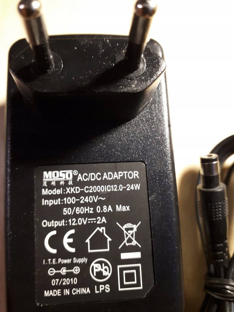 Zasilacz router NETIA SPOT 12V, 2A - ORYGINAŁ 100% - 9135352879 ...