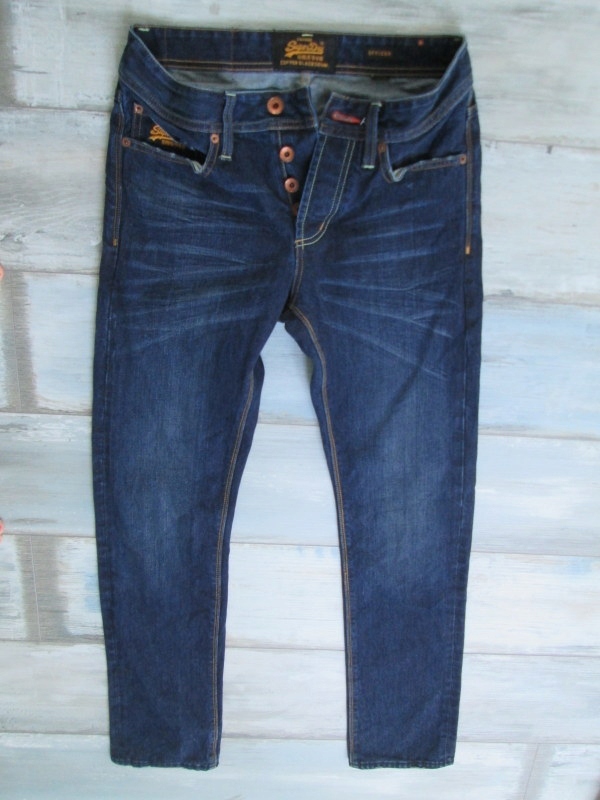 SUPERDRY___ jeans męskie SLIM RURKI__W30L32