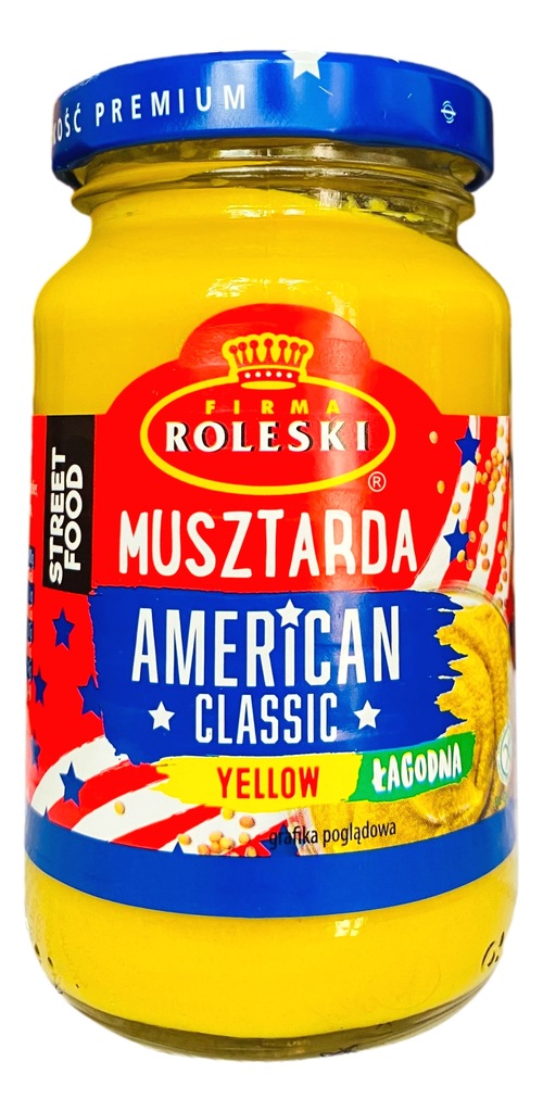 Musztarda American Classic Yellow 200g ROLESKI