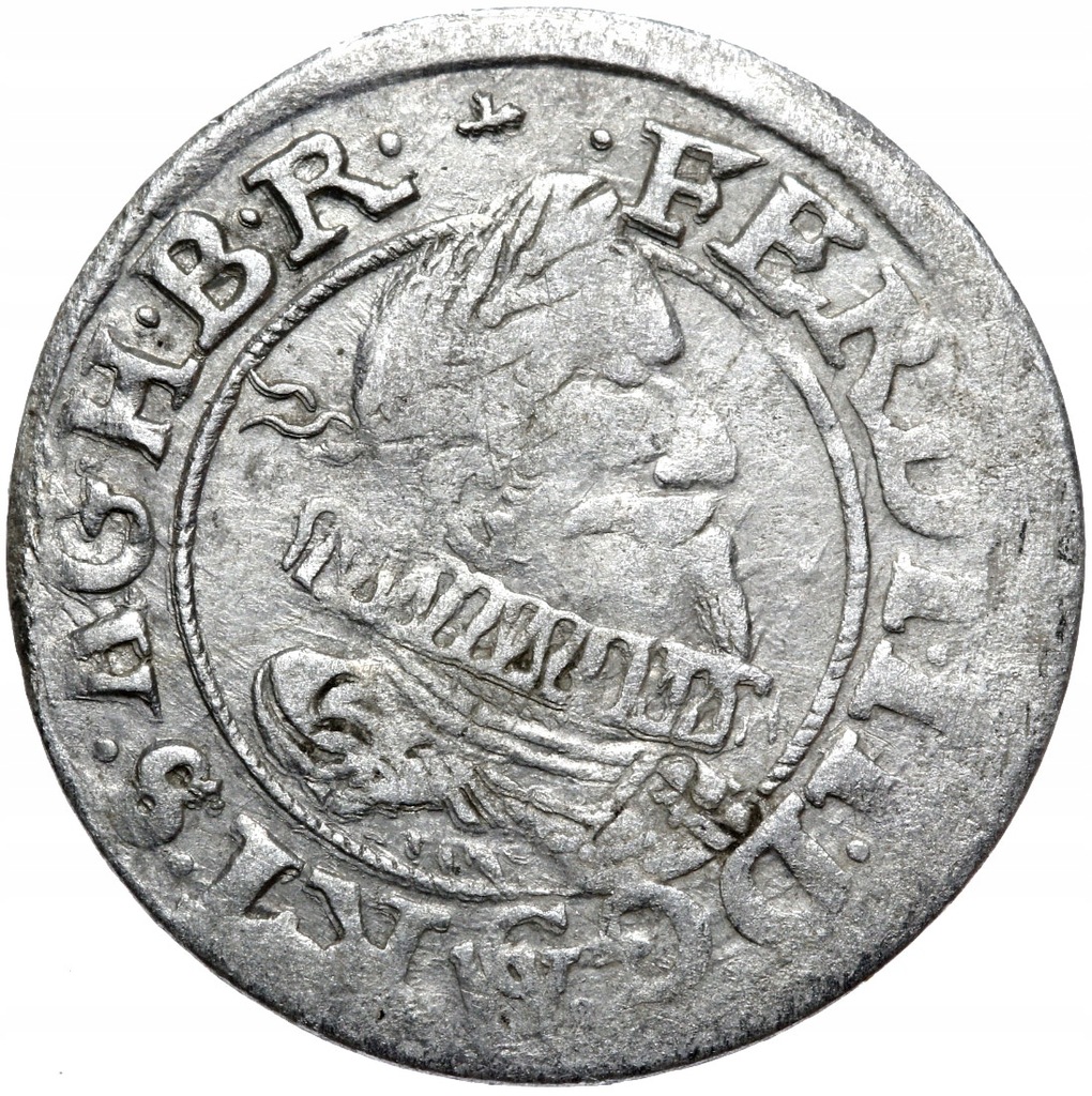 + Austria - Czechy - Ferdynand II - 3 Krajcary 1626 - Brno - Srebro