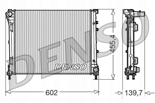 CHŁODNICA WODY DENSO DRM09162