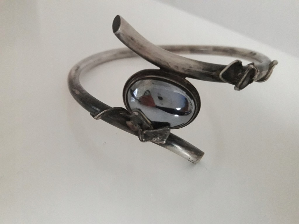 Antyczna srebrna bransoleta