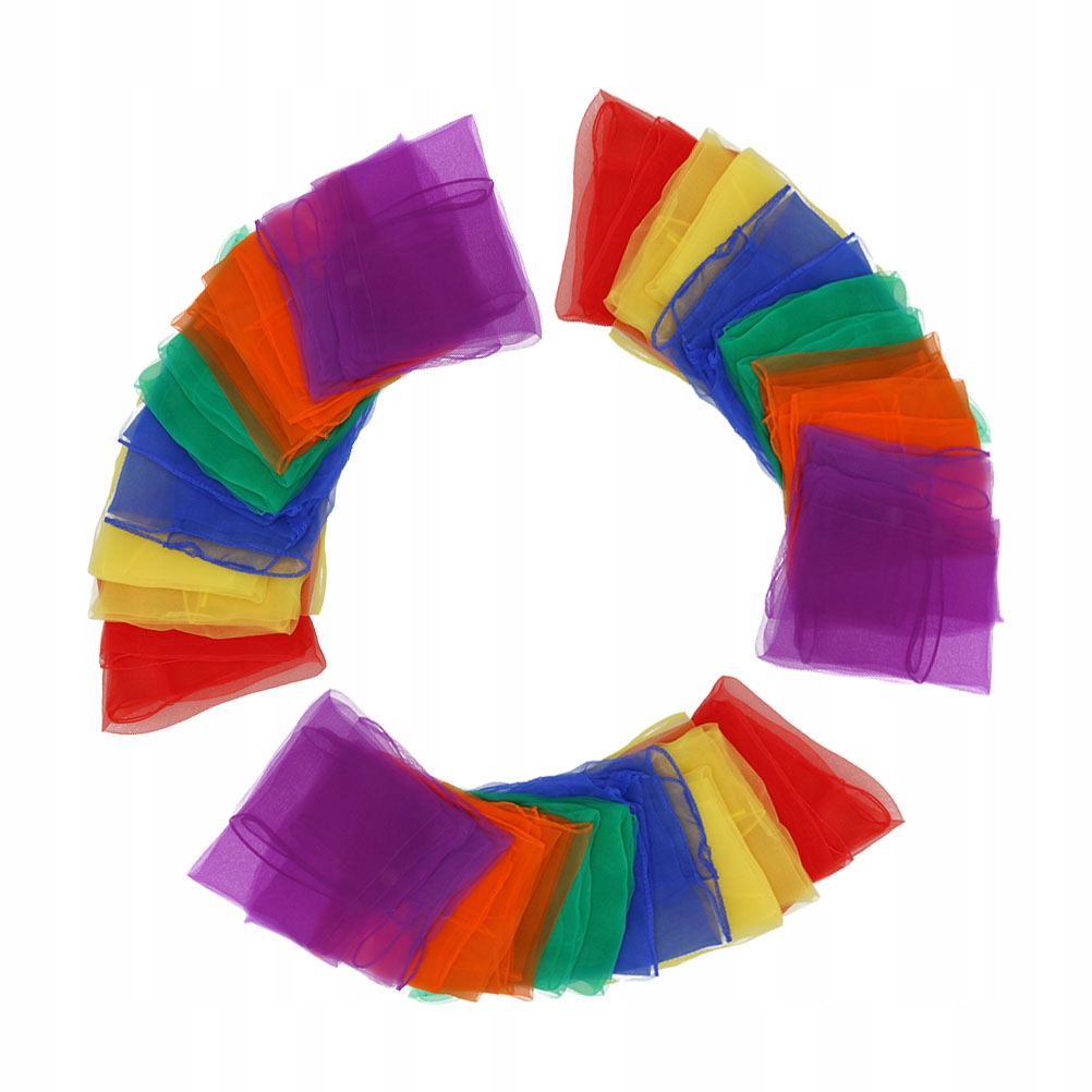 Damski jedwabny szal do tańca Chusty na szyję 18 szt