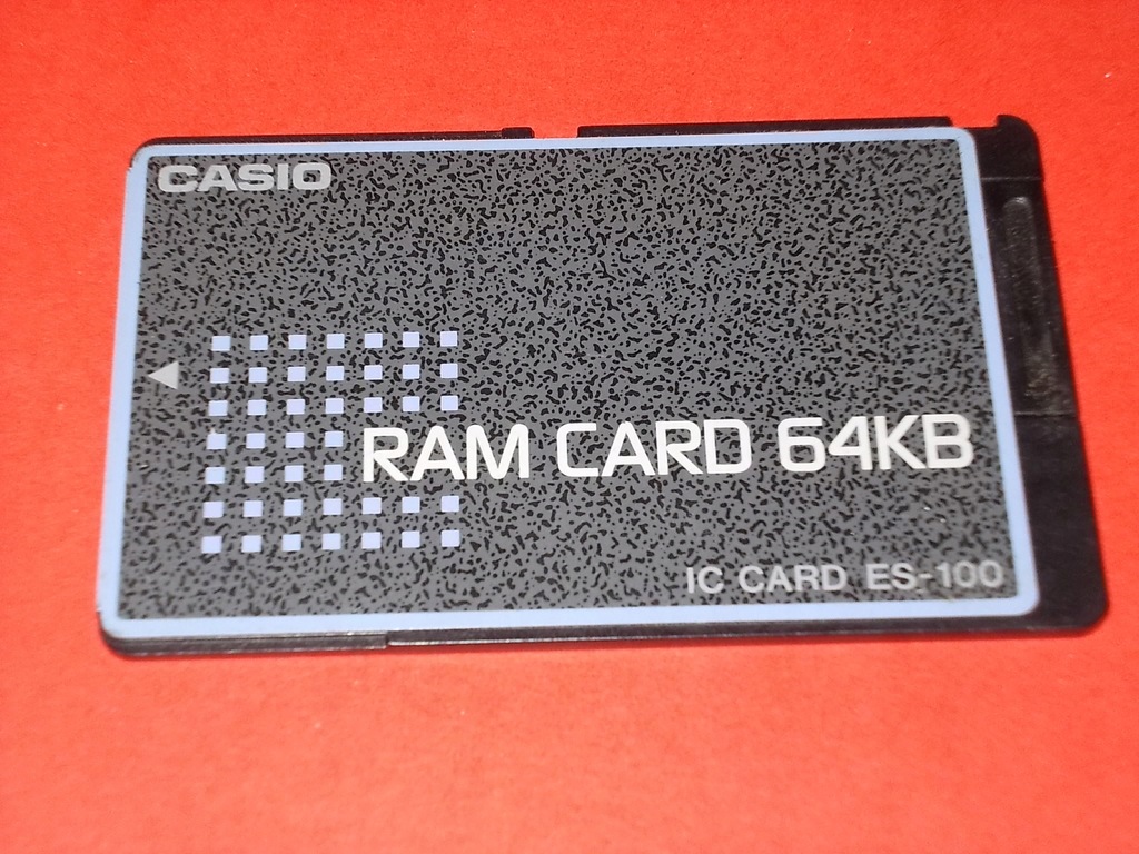 Karta CASIO RAM CARD 64kb ES-100