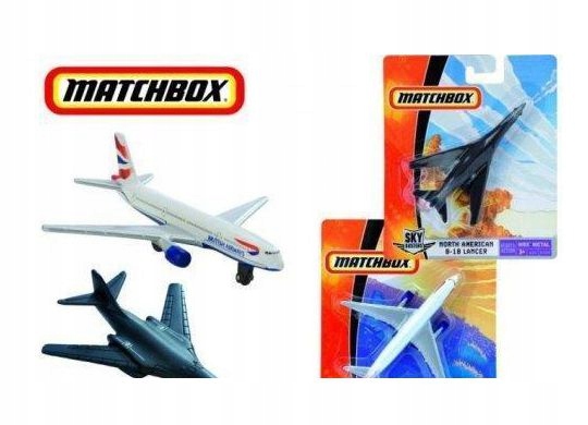 MATCHBOX SAMOLOT, RÓŻNE RODZAJE