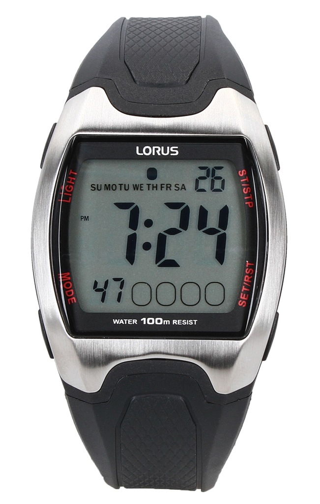 Sportowy i wygodny zegarek LORUS R2327CX9 WR100m