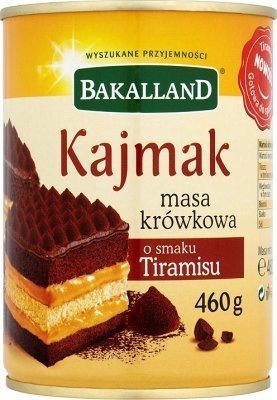 Bakalland Kajmak Masa krówkowa smak tiramisu 460 g