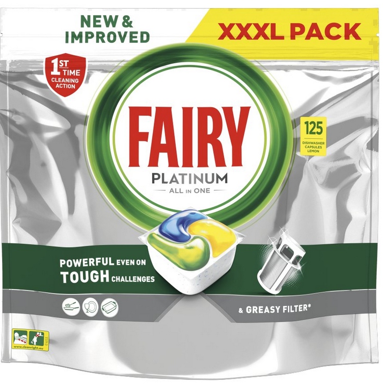 Tabletki do zmywarki all in one Fairy 125 szt.
