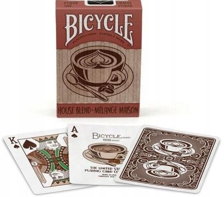 Popularne karty do gry Bicycle House Blend Poker
