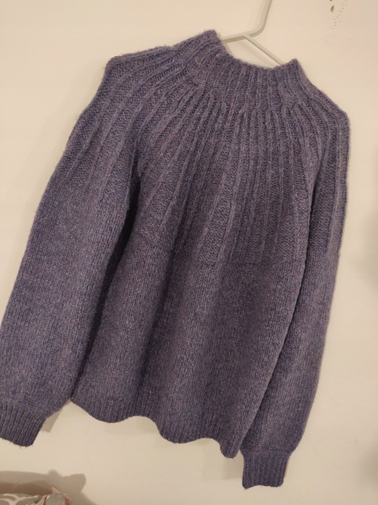 MOHITO półgolf sweter oversize fiolet M L 38 40