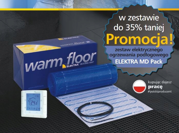 Mata grzewcza Elektra MD 100W/2.0m2 + sterownik