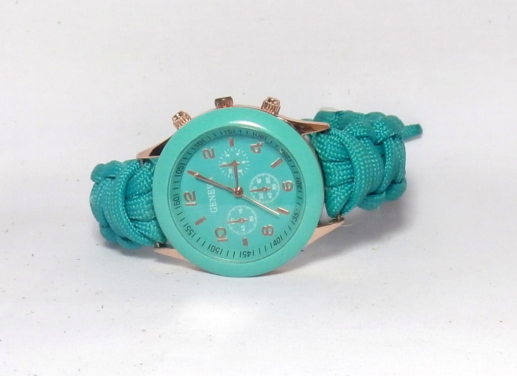 zegarek bransoleta surwiwalowa wykonana ręcznie