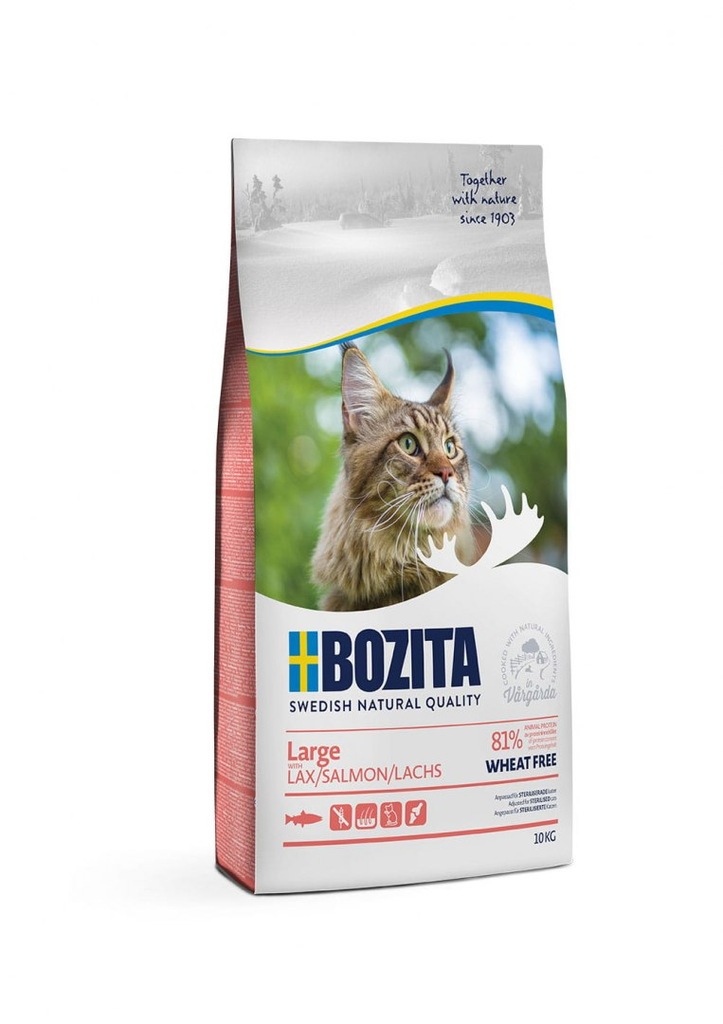 BOZITA Hair & Skin Wheat free Salmon 10kg