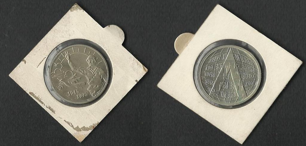 Medal VICTORIA 1945-95 nieznane pochodzenie (2raz)