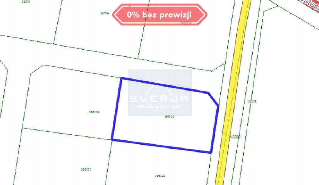 Działka, Zawada, Mstów (gm.), 1149 m²