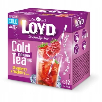 LOYD herbata na zimno truskawka i malina 12TB.