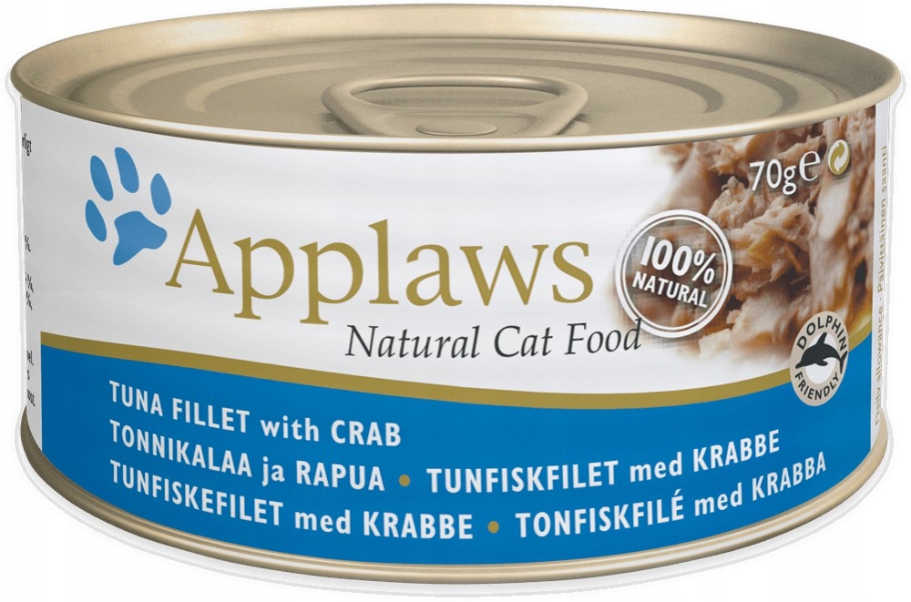 APPLAWS Cat Tuńczyk z krabem 70g (puszka)