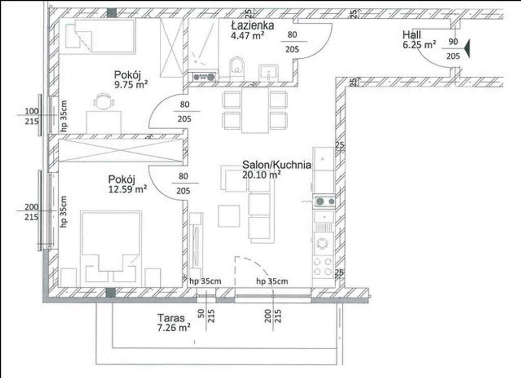 Mieszkanie, Tychy, Śródmieście, Os. Barbara, 54 m²