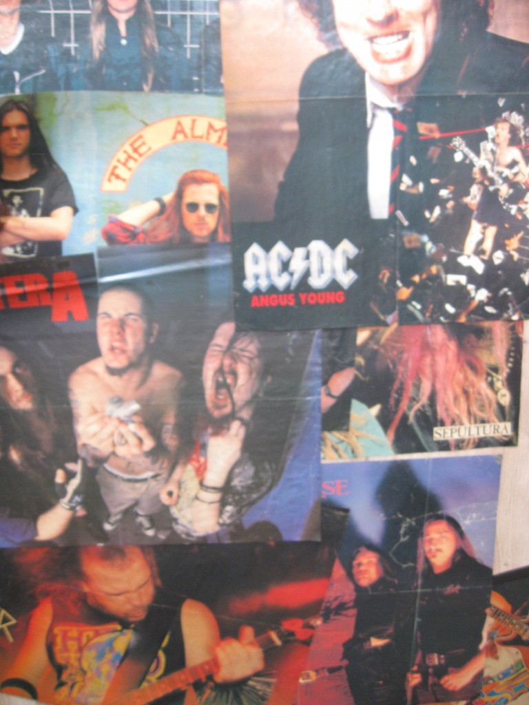 Heavy Metal METALLICA IRON MAIDEN 8 plakatów 1984