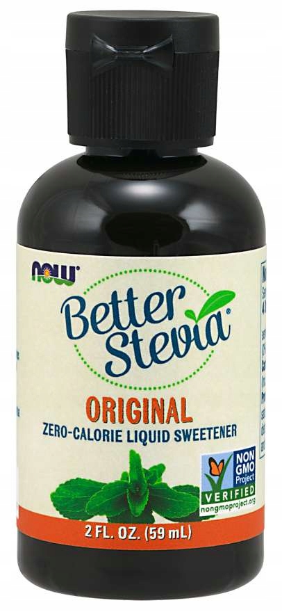 Better Stevia 59ml stewia w płynie NOW