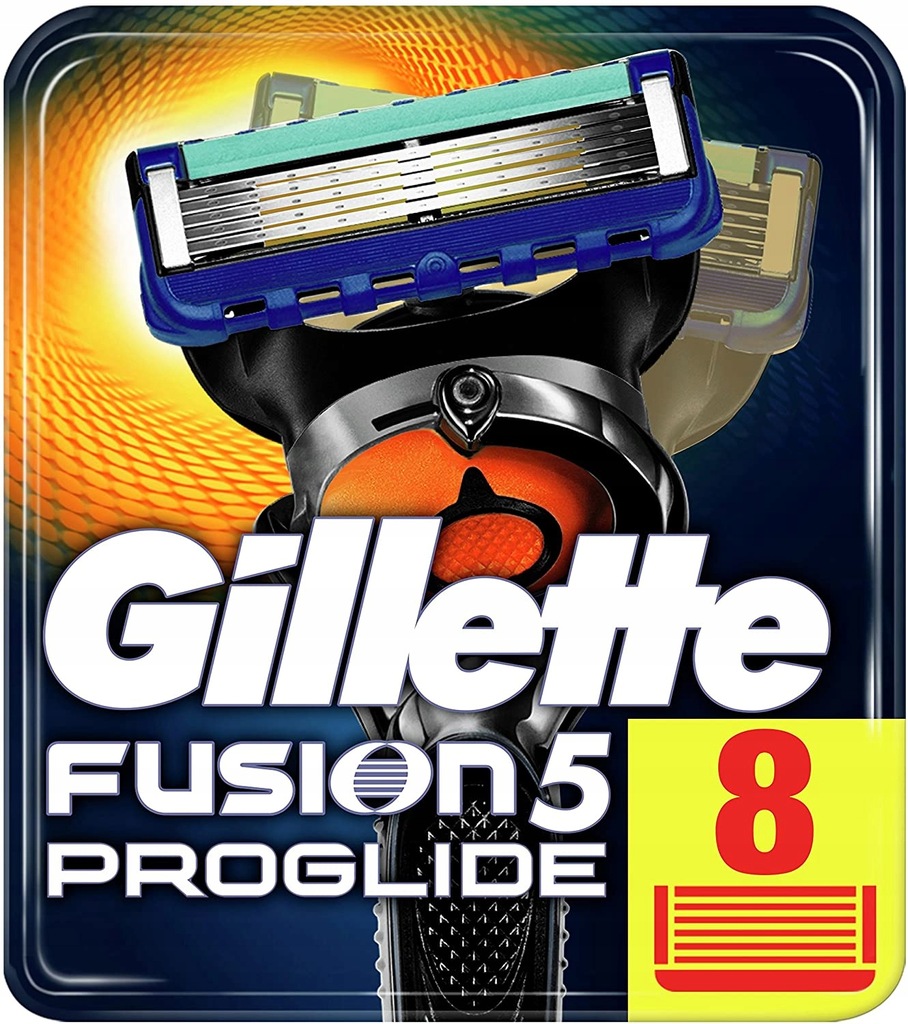 O7021 GILLETTE FUSION 5 PROGLIDE WKŁADY 8 SZT