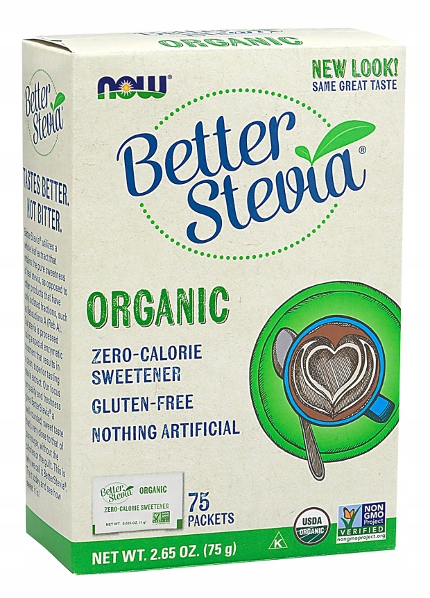 NOW Foods Stewia Organic 75 saszetek