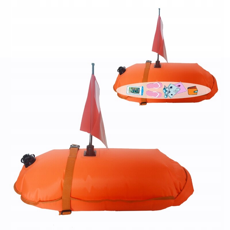 Safety Swimming Buoy Float Dry Bag Inflatable