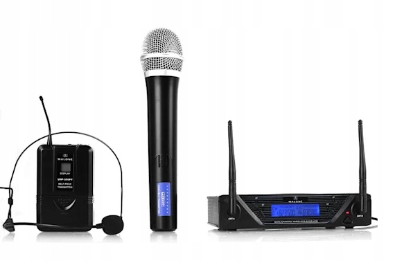 Malone 10010795 UHF-450 2 mikrofony bezprzewodowe