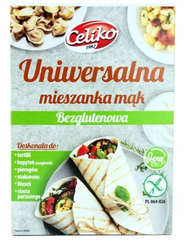 Celiko Uniwersalna Mieszanka Mąka Bezglutenowa Tortille Pierogi Chleb 200g