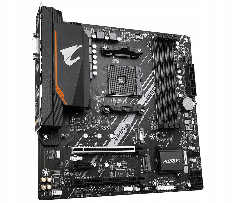 Купить Материнская плата Gigabyte B550M AORUS ELITE AM4 ATX AMD Ryzen: отзывы, фото, характеристики в интерне-магазине Aredi.ru