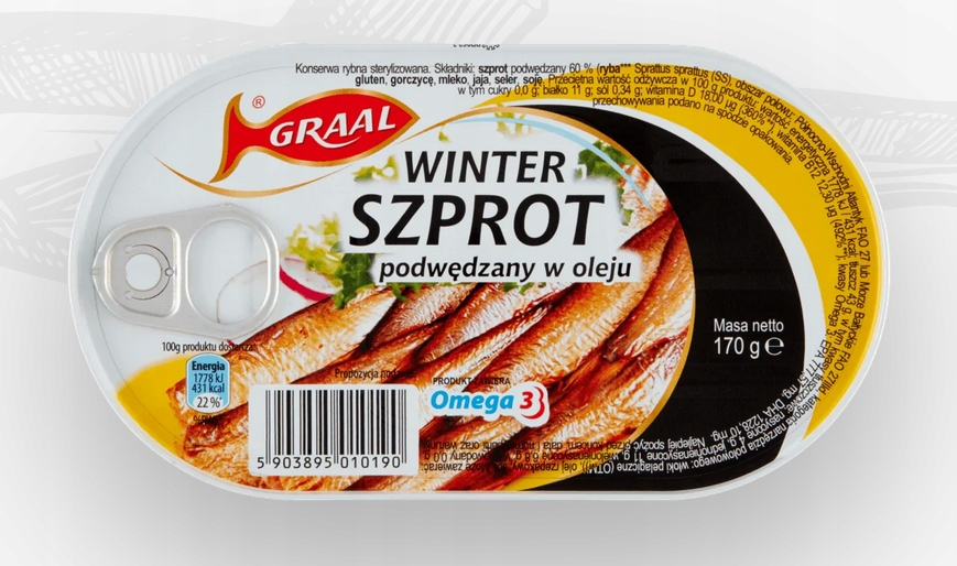 Graal Szprot w Oleju 170g