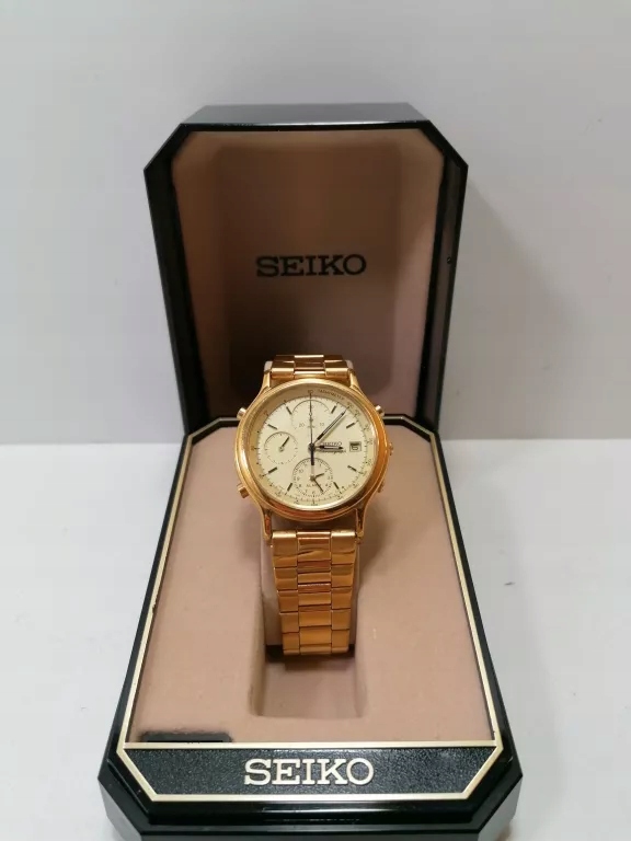 ZEGAREK SEIKO 7T32-6A5A - 12247645036 - oficjalne archiwum Allegro