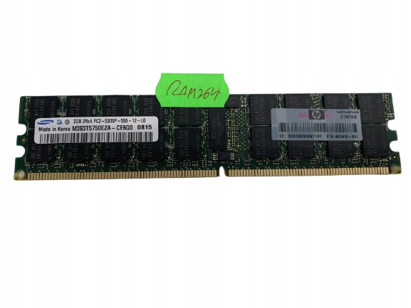 SAMSUNG 2GB DDR2 2RX4 PC2-5300P-555-12-L0 RAM264