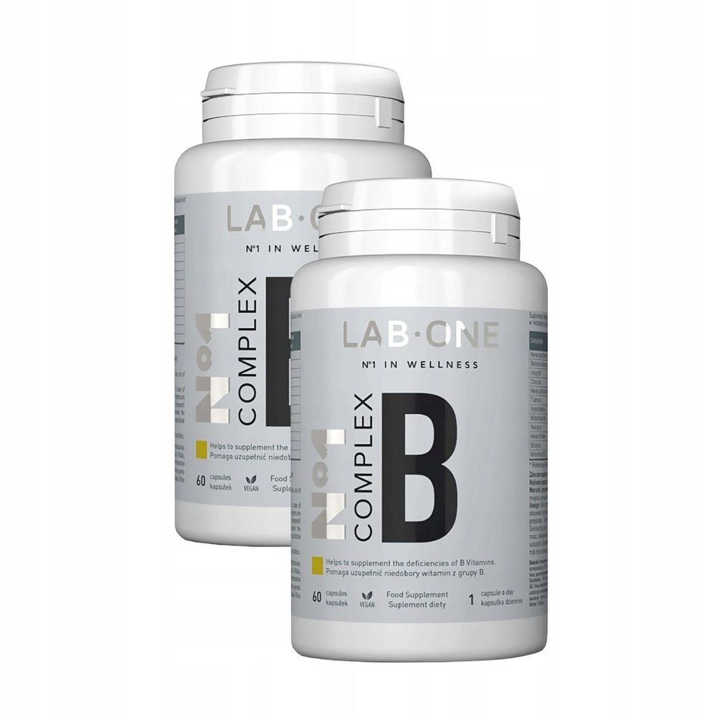 LAB ONE Complex B 60 kapsułek ZESTAW