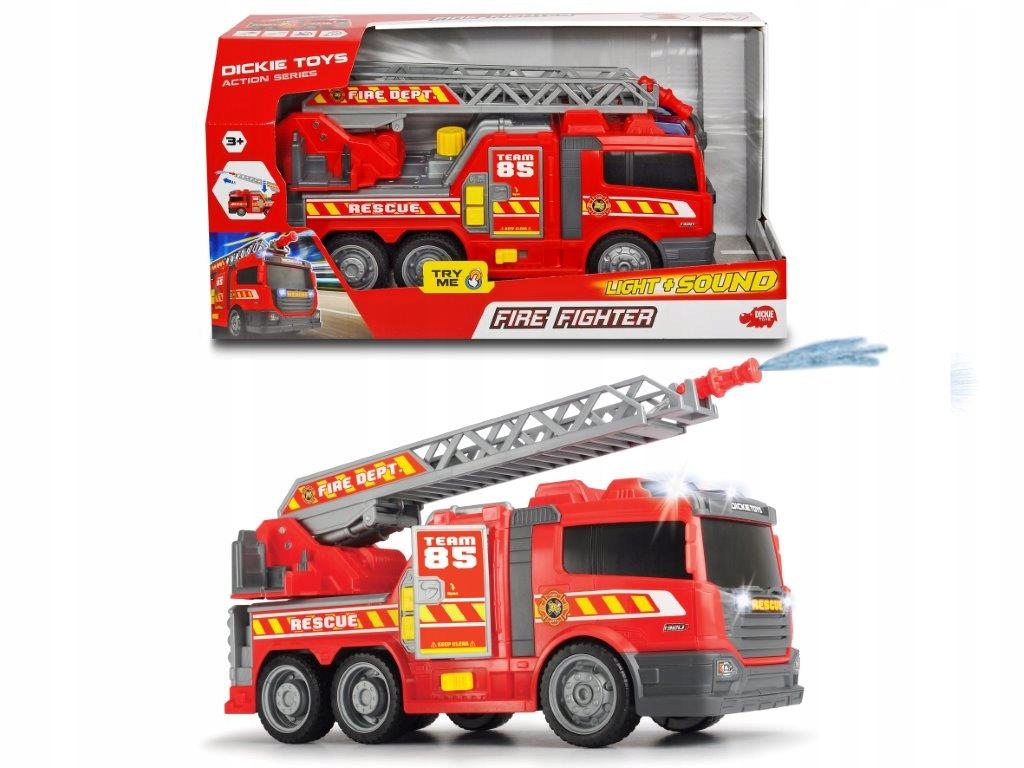 Dickie: Action Series - Straż Fire Fighter, 36 cm
