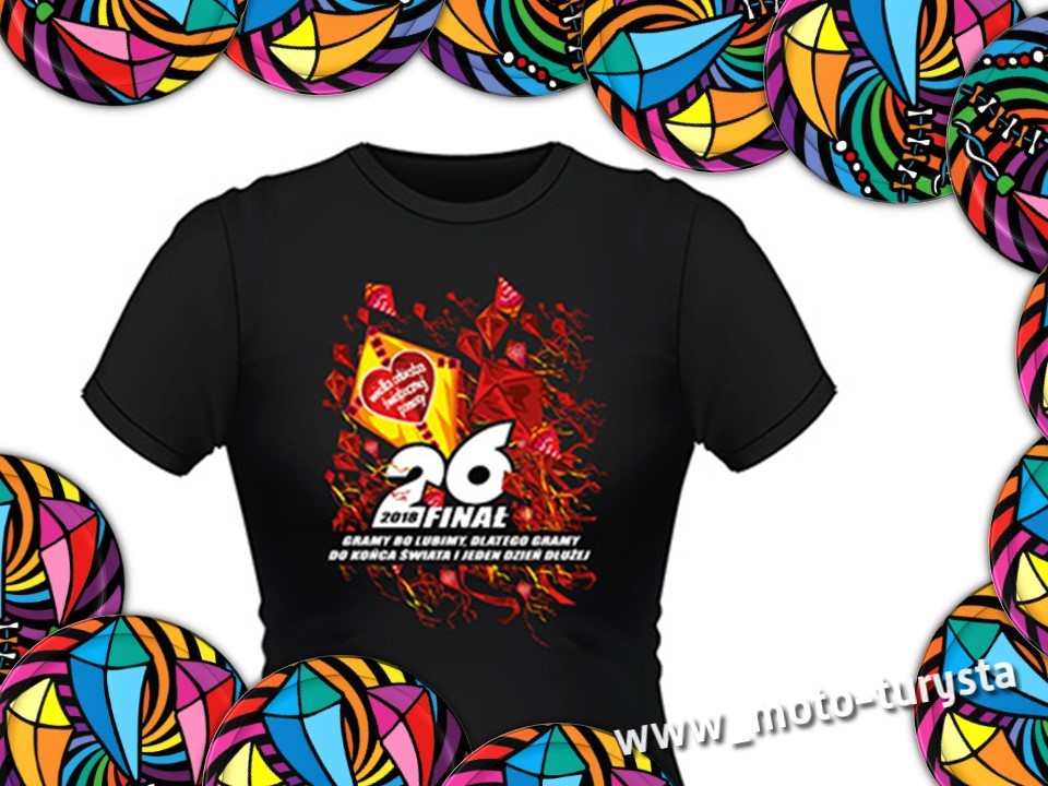 26 Finał WOŚP * T-shirt damski, L * autograf Jurka
