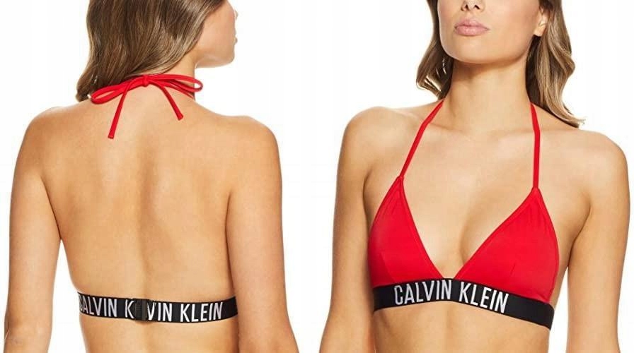 I011B32 Calvin Klein GÓRA OD BIKINI CZEROWNY S