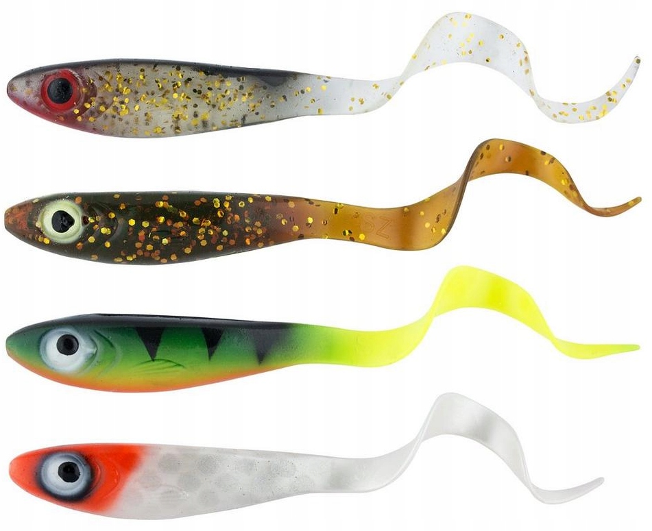 Abu Garcia Zestaw Gum Svartzonker McPerch Curly